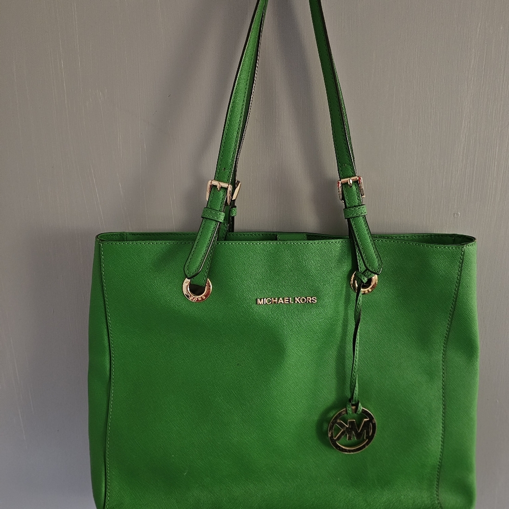Michael Kors leather tote bag